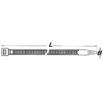 Kabelbinder 100x2,5mm