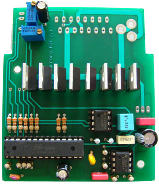 Aurrora - 8 Kanal a 10W Lauflicht Modul mit Soundsteuerung Halogen Bausatz