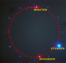 Quarz Led Uhr Layout Bausatz